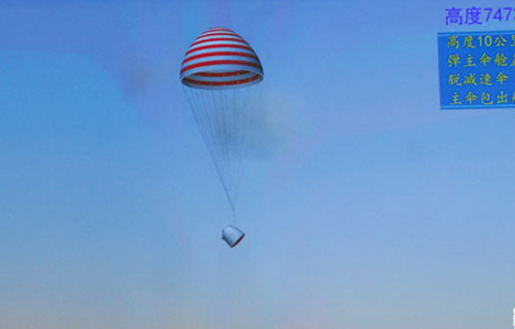 Shenzhou IX spacecraft ready to return