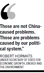 'China should not be blamed'