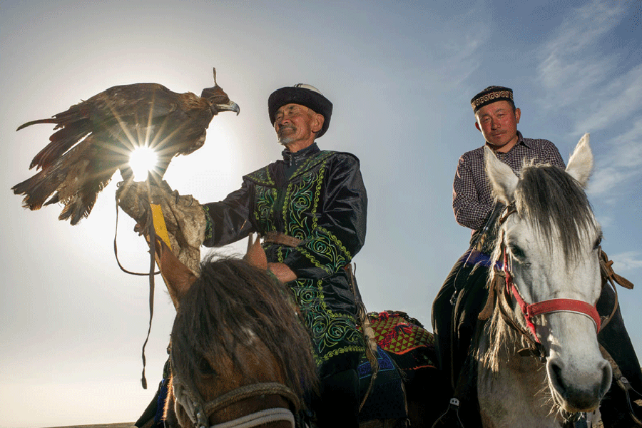 Keeping alive a declining Kazak tradition