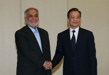 Premier Wen hopes Iran 'grasps' chance