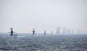Spectacle at sea