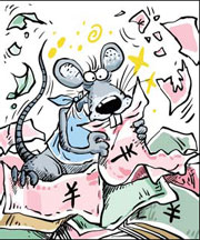 Vendor's buried cash savings shredded by rats