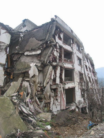 Beichuan's ruins left by Wenchuan Earthquake