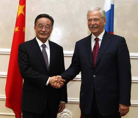 Chinese top legislator meets Russian Duma chairman