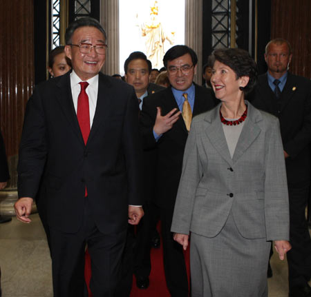 Top lawmaker's visit boosts co-op with Europe