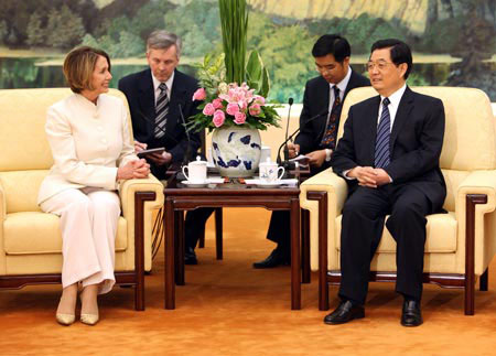 Hu Jintao meets US House Speaker in Beijing