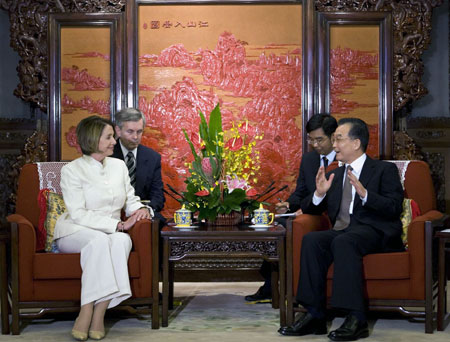 Hu Jintao meets US House Speaker in Beijing