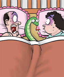 Couple finds 2-m-long snake in their bed