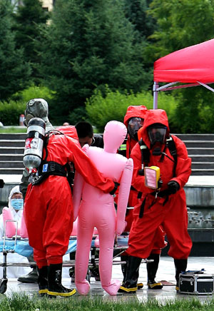 China kicks off anti-terrorism drills