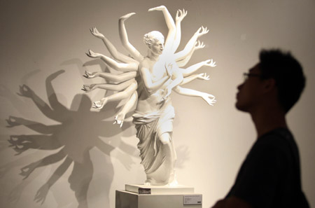 Graduates' exhibits at China Academy of Art