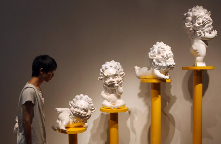 Graduates' exhibits at China Academy of Art