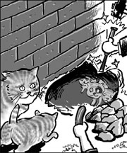 Neighbors unite to save kittens from tunnel
