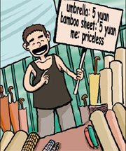 Market vendor's real selling point: he's single