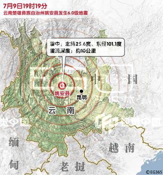 1 killed, 325 injured in Yunnan quake