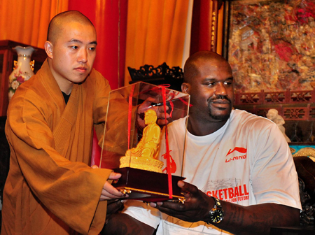 NBA star feeling 'Buddha blessed'