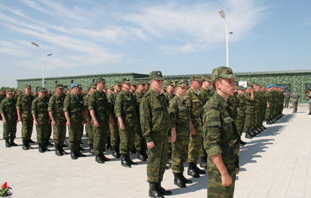 Camp opens to Peace Mission 2009 soldiers