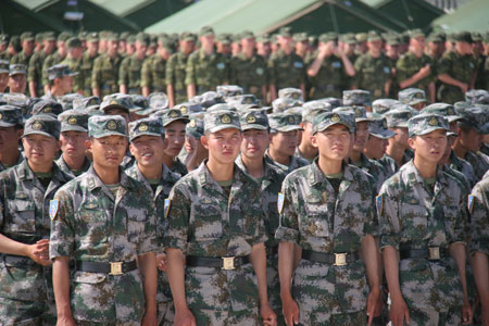 Camp opens to Peace Mission 2009 soldiers