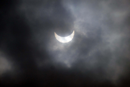 Asia witnesses solar eclipse