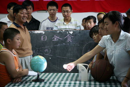 China prepares for the solar eclipse