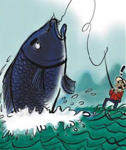 Man, 60, fights 17-kg fish for 2 hours