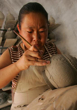 Porcelain making city of Chenlu