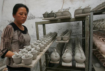 Porcelain making city of Chenlu