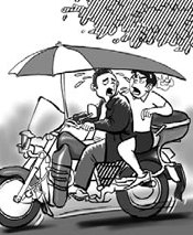 Man gets ride on his own stolen motorcycle