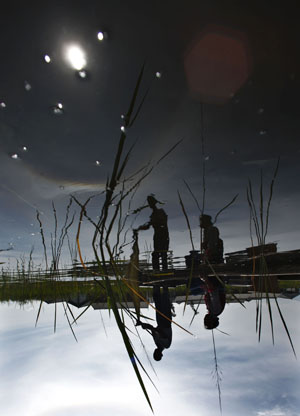 Beautiful solar halo in Dali, Yunnan