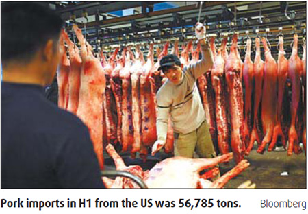 US pork exports languish as demand wanes in China