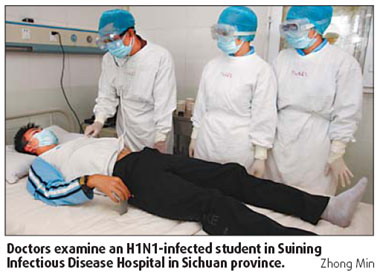 Spike in cases signals busy season for H1N1