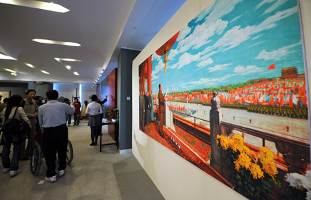 Exhibition on art achievements held in Beijing