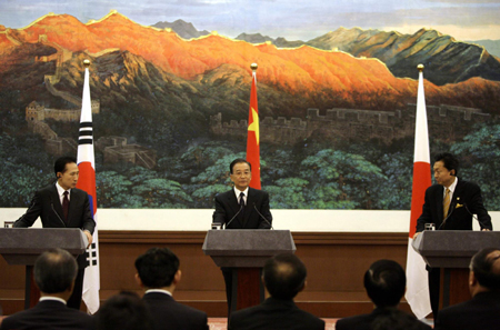 Wen says DPRK wants better US, Japan, ROK ties