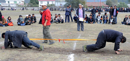 Tibetan folk sports event