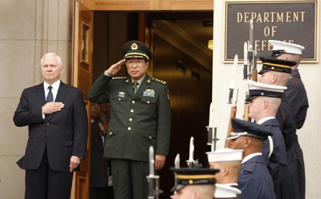 U.S. calls for lasting military dialogue with China