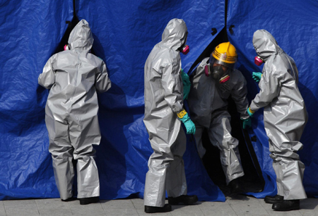 Hong Kong holds exercise for Games safety