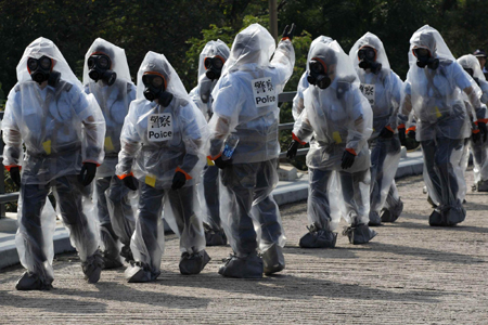 Hong Kong holds exercise for Games safety