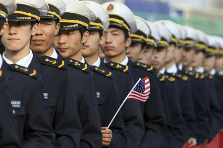 US Coast Guard's Cutter Rush docks at Shanghai