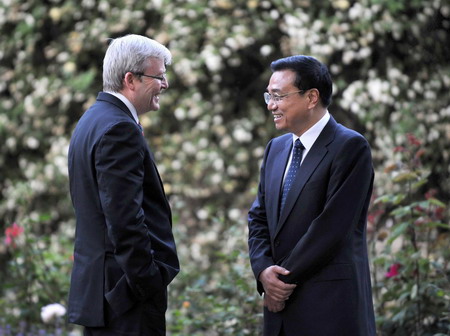 Li, Rudd lay stress on better relations