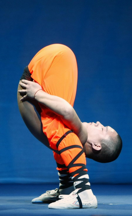 Shaolin monks perform Chinese Kung Fu in Malta