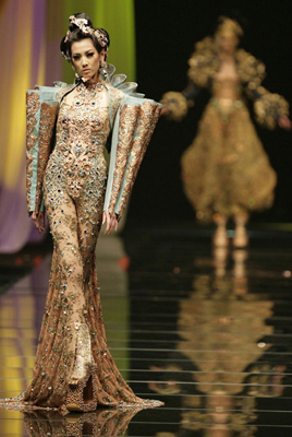 Creations by Chinese designer Guo Pei
