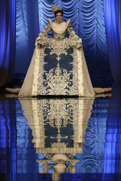 Creations by Chinese designer Guo Pei