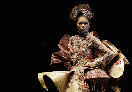 Creations by Chinese designer Guo Pei