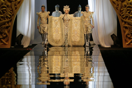 Creations by Chinese designer Guo Pei