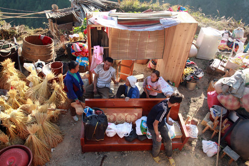 Three dead in village fire