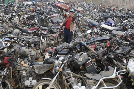 New ban on motorbikes in E.China