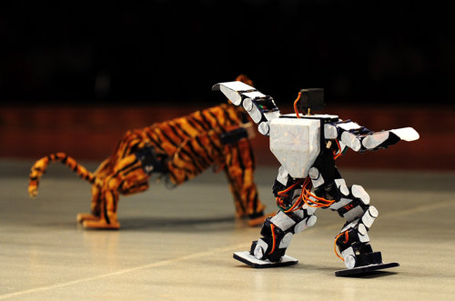 Robot contest at Anhui University