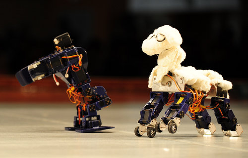 Robot contest at Anhui University