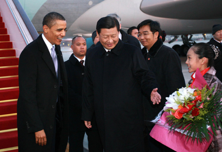 Obama arrives in Beijing to continue China visit
