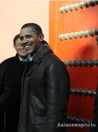 Obama in Forbidden City