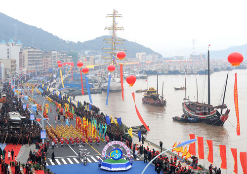 Shenjiamen port marks 600th anniversary